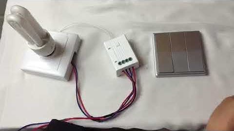 No Wiring No Battery Quick Install Energy Saving Wi-Fi Light Switch
