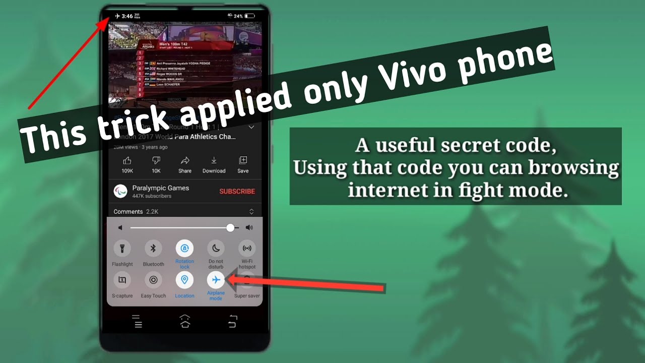Vivo Secret Code How to use internet in flight mode in all vivo - very useful secret ...