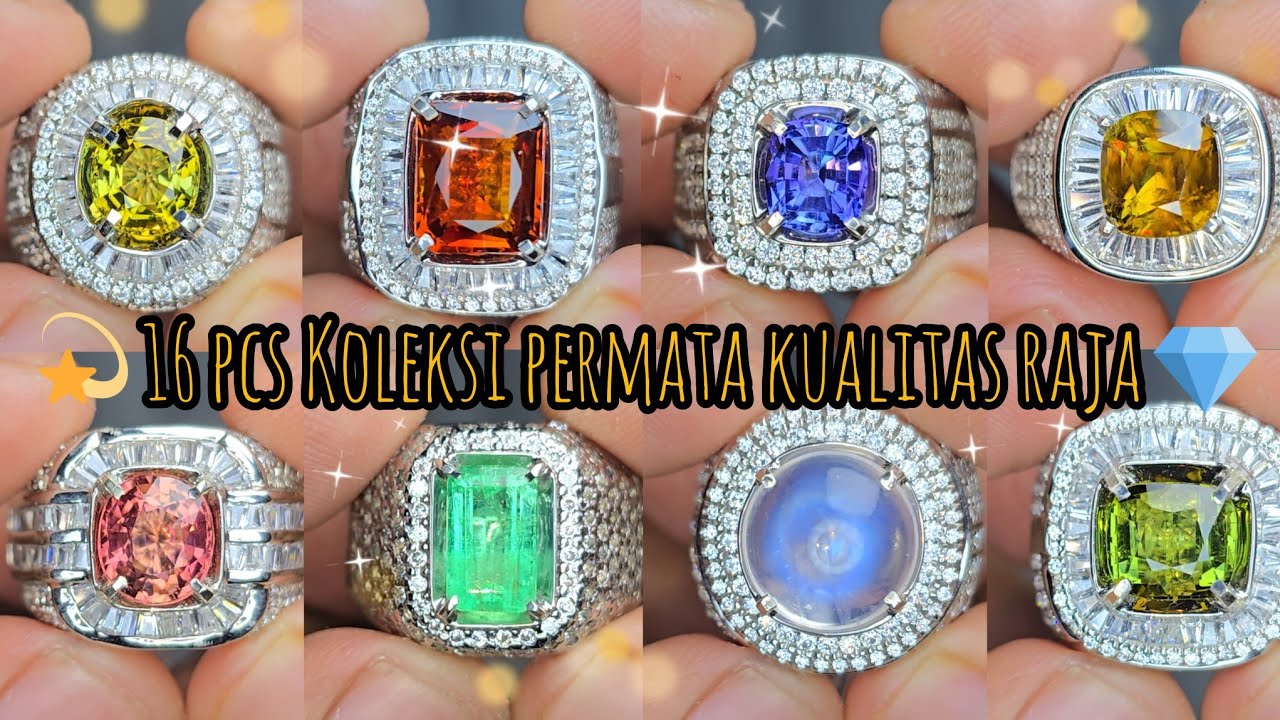 PERMATA FULL LUSTER‼️PROMO AWAL BULAN BOSKU🤩JANGAN SAMPAI KETINGGALAN‼️(sphene,sapphire,emerald,)dll