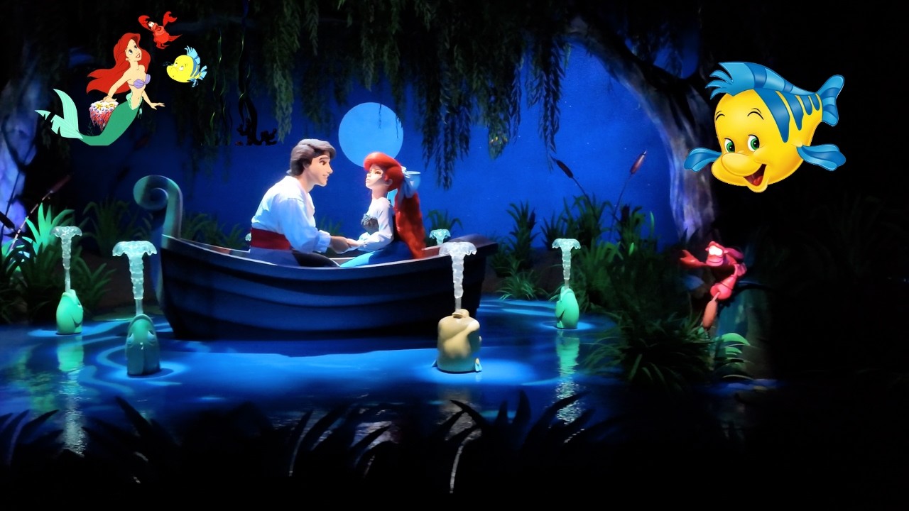 The Little Mermaid - Ariel's Undersea Adventure - Disneyland California Adventure - 4K