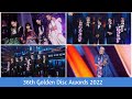 36th Golden Disc Awards 2022 Winner&#39;s List 😍🤩