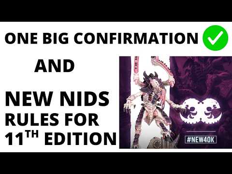 One BIG Army Construction Confirmation for 11th and Tyranids Detachment Rules Revealed!