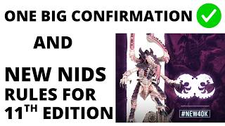 One BIG Army Construction Confirmation for 11th and Tyranids Detachment Rules Revealed!