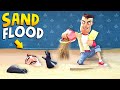 FLOODING EVERYTHING IN SAND!!! | Hello Neighbor Gameplay (Mods)