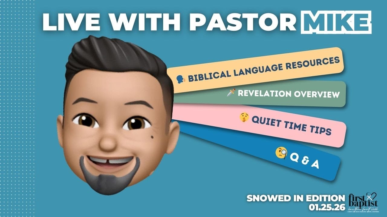 FB Live w/ Pastor Keahbone - Snowed In Edition