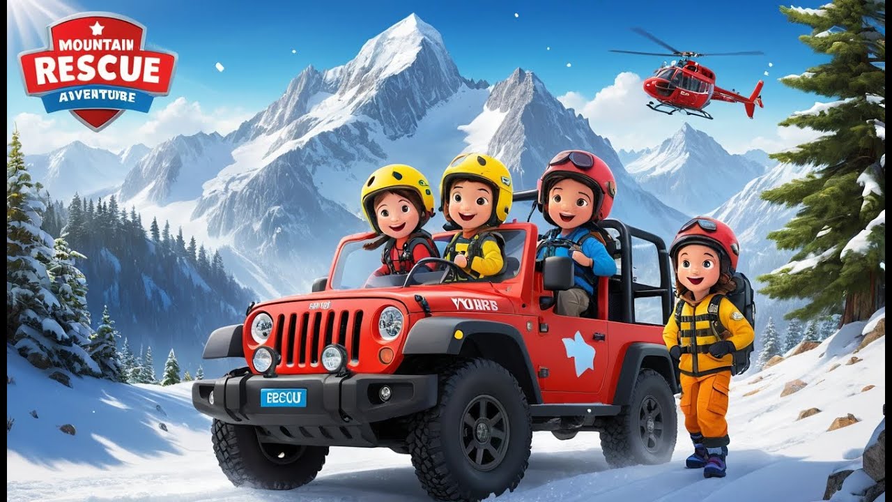 Mountain Rescue Adventure | Rescue Team Mountain Song for Kids