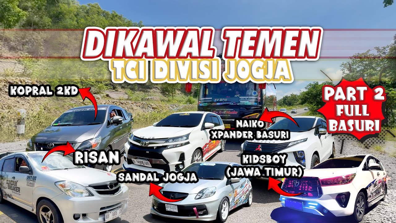 KONVOI TRIP JOGJA DIKAWAL TEMEN TEMEN TCI DIVISI JOGJA