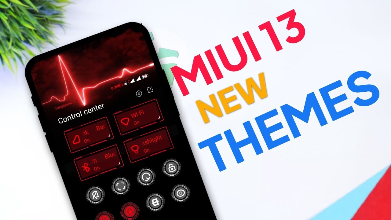 Miui 12.5/Miui 13 Theme - Top 3 VIP Themes For Any Xiaomi Phone | New System Ui & Control Center