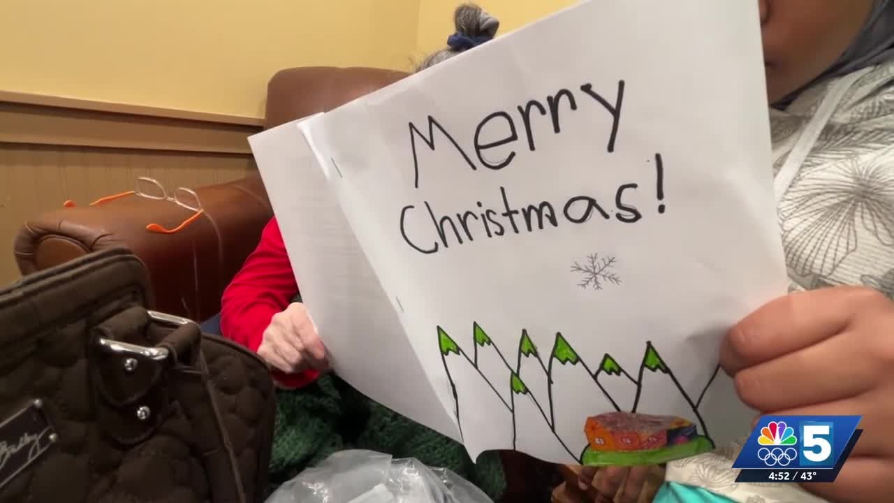 Chittenden County students share holiday cheer with local senior citizens