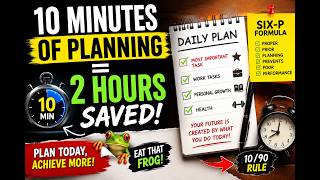 How to Plan Your Day Effectively | Stop Procrastination | Eat That Frog Summary