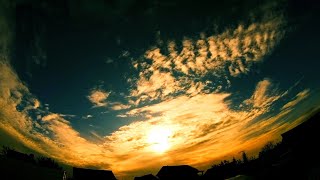 Beautiful Sunset Sky Video Background Timelapse Music