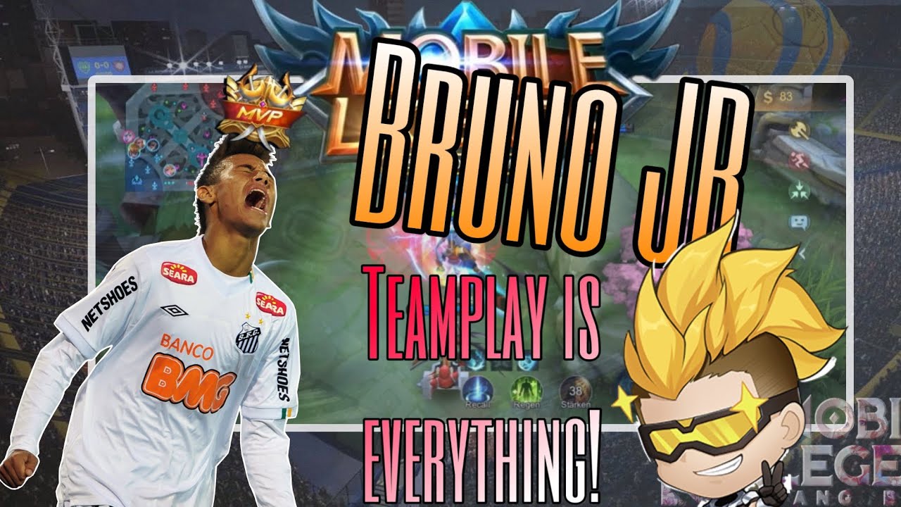 Bruno Jr crazy halftime push🔥⚽️ | mobile legends