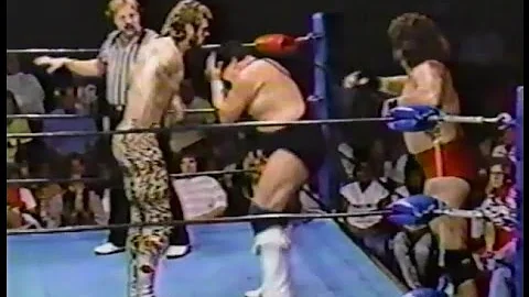 Rick Rude & Jack Hart vs Wahoo McDaniel & BillyJac...