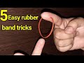 5 VISUAL Rubber Band Tricks Anyone Can Do | Revealed