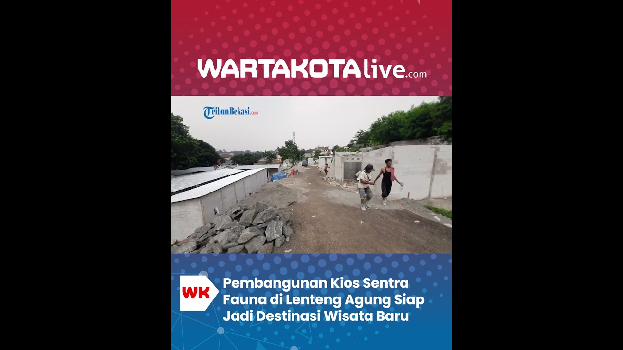 Pembangunan Kios Sentra Fauna di Lenteng Agung Siap Jadi Destinasi Wisata Baru
