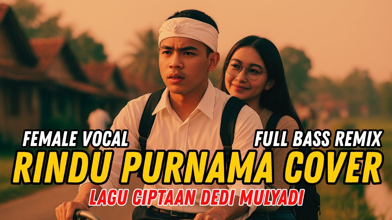 RINDU PURNAMA - Full Bass Remix (Female Vocal Cover)|Ciptaan KDM (Kang Dedi Mulyadi) #kdm