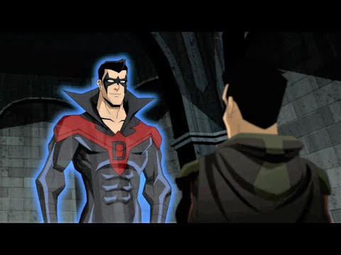 Damian Asks For Forgiveness From Grayson | Injustice Animated Movie Clips