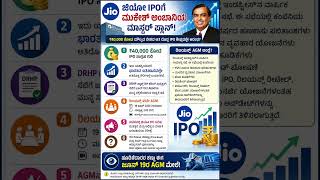 Jio IPO Update | ₹40,000 crore IPO? Mukesh Ambani Master Plan! | Reliance AGM 2026#ipokannada#jioipo