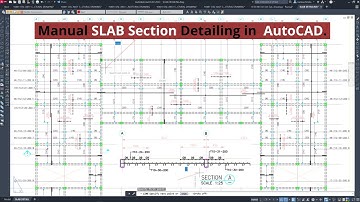 Slab Section Detailing - Top & Botton Bar