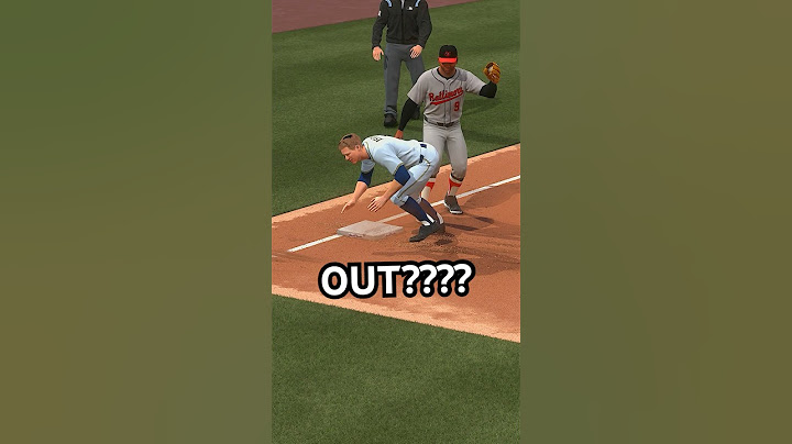 How is he out???