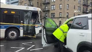 19 injured after MTA bus collides with another bus in Queens