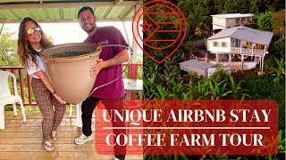 The MOST UNIQUE Airbnb in the Mountains of Puerto Rico! 🇵🇷 Airbnb Review | Coffee Farm Tour |