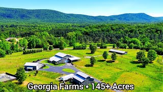 Georgia Farms For Sale / 145+ Acres / Developed Pastured / Georgia Land For Sale Conservations
