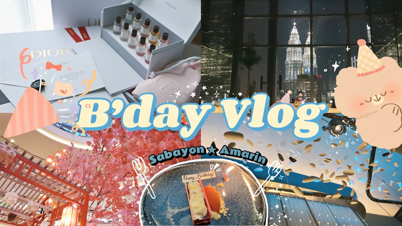 vlog | Birthday dinner at Sabayon🍰, staycation at EQ with KLCC view, gift unboxing🎁 | loffi snow