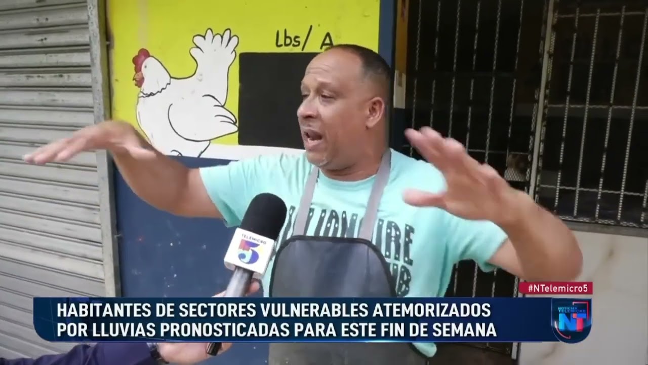 Sectores vulnerables de SDO viven con miedo ante pronóstico de fuertes aguaceros este fin de semana