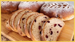 Cranberry Walnut Bread / European Soft Bread 유럽스타일 부드러운빵 / 크렌베리 호두빵