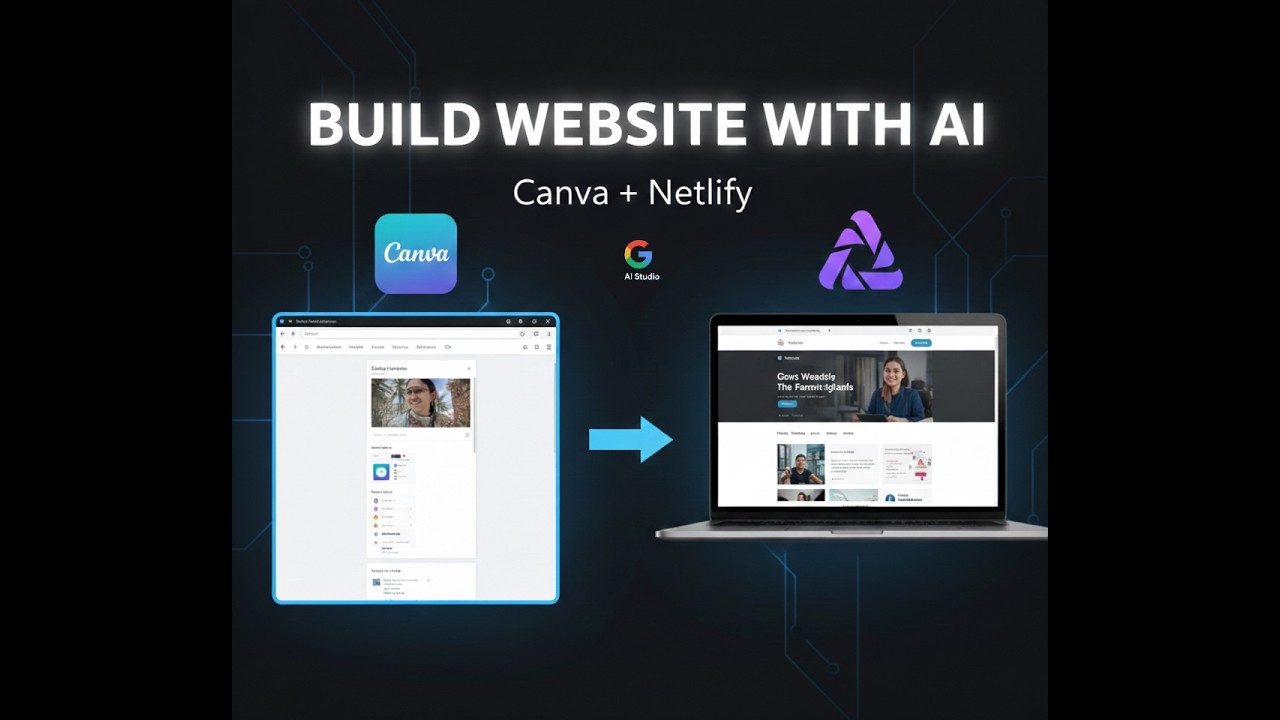Build a Website with AI in 15 Minutes FREE Tools Google AI Studio ...