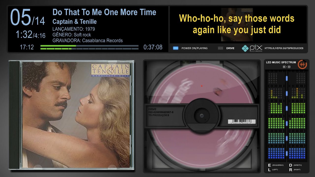 Captain & Tennille Do That To Me One More Time (Lyrics Video) YouTube