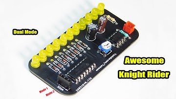 Awesome Dual Mode Knight Rider Circuit | Chaser | Knight Rider