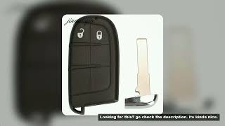 jingyuqin Aftermarket Smart Remote Key 433mhz 4A Keyless for Jeep Renegade Compass C-CUV Trailhawk S