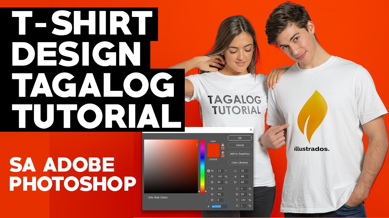 TSHIRT Design Tagalog Tutorial Photoshop for Beginners | T-Shirt Design ...