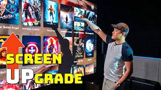 I Need A BIGGER Screen Home Theater Upgrade Screen Comparisons 