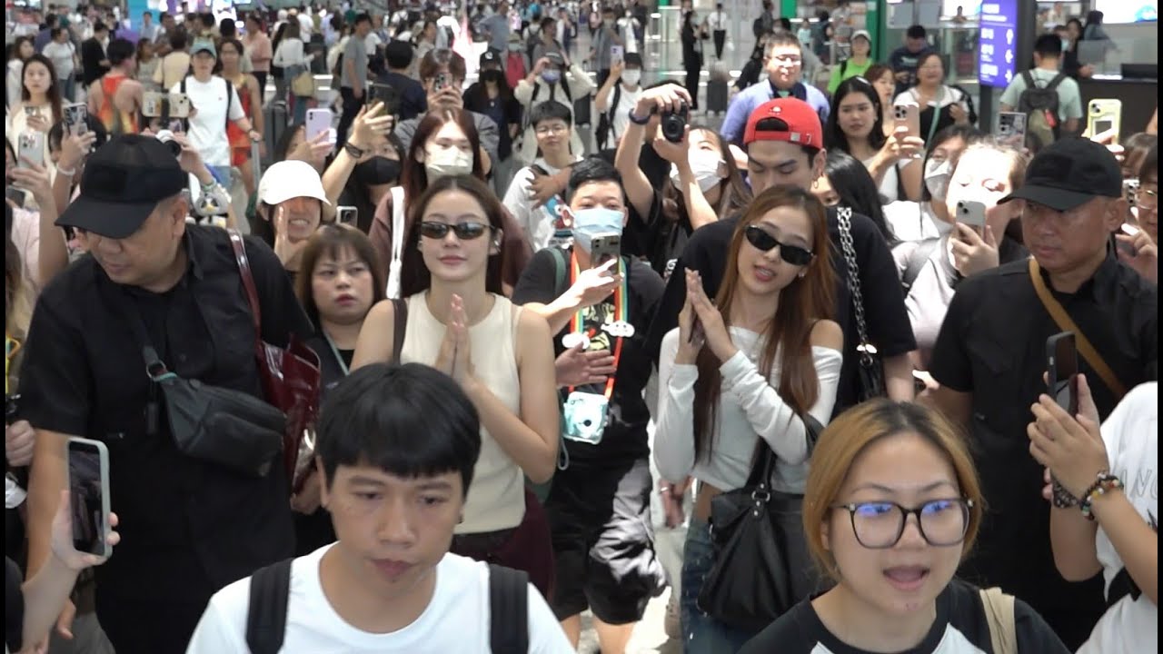 NamtanFilm (น้ำตาลฟิล์ม)｜Namtan (น้ำตาล)、Film (ฟิล์ม) Hong Kong Airport Arrival 20250809