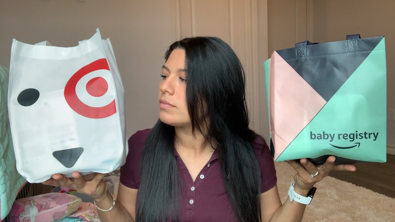 FREE KIT AMAZON VS TARGET (BABY REGISTRY LIST) YouTube