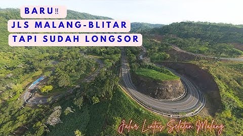 JLS Malang-Blitar BAGUS BARU tapi sudah LONGSOR