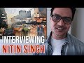 Interviewing nitin singh superb watercolor painter  youtuber