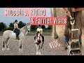 Shopping, Riding & Farrier Visits | Vlog | Lilpetchannel