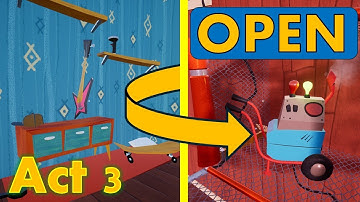 How to Solve the Picture Puzzle to Open the Generator in Hello Neighbor Act 3