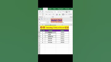 😎😎 Amazing Trick of Excel 👌👌 || #ytshorts #shorts #short #shortsvideo #shortsfeed  #youtubeshorts