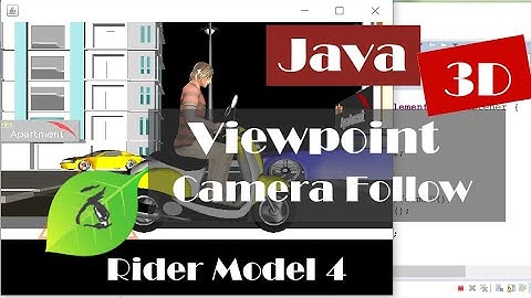 Java 3D: How to Make a Viewpoint Follow a 3D Driving .obj Model (with Source Code)