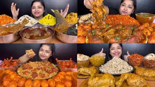 ASMR: EATING SPICY FRIED RICE?/ CHICKEN? CURRY/ FISH? CURRY/ EGG? CURRY/LOLLIPOP?/ MUKBANG?Food ASMR