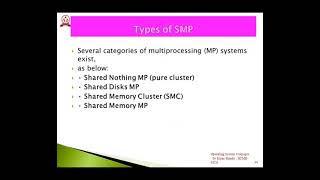 Multiprocessor and Multicore Operating Sytem Video 2