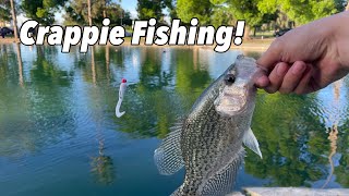Spring Crappie Fishing!! (Ultralight Rod)