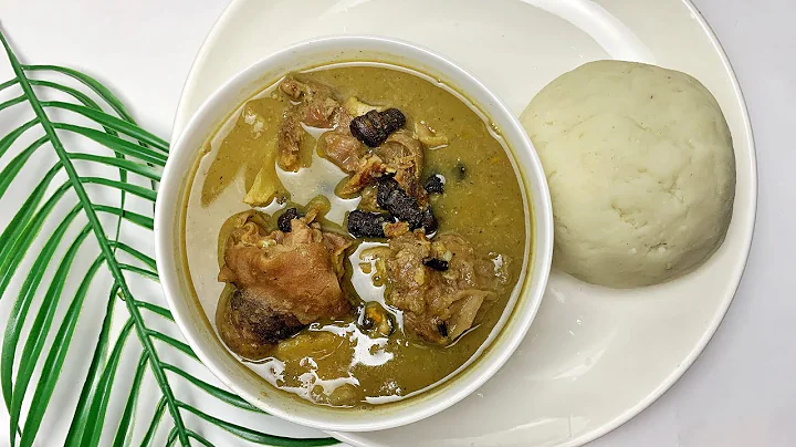 How to make white soup the Akwa-Ibom way || White Soup and Pounded Yam