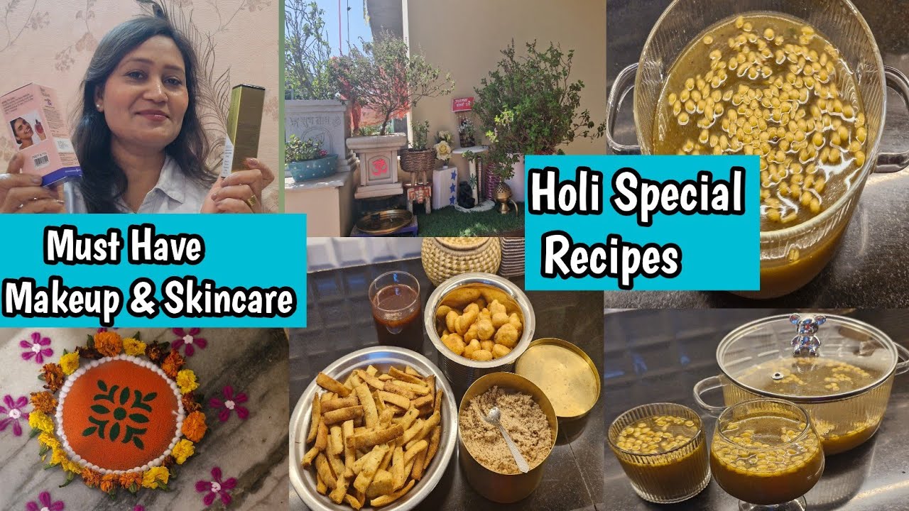 Подготовка к Холи: специальные рецепты, необходимая косметика и уход за кожей, творчество Анвеши.