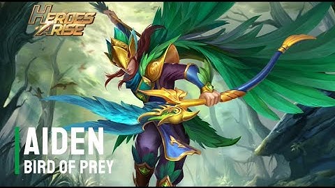 New Skin | Aiden - Bird of  Prey | Heroes Arise | NetDragon